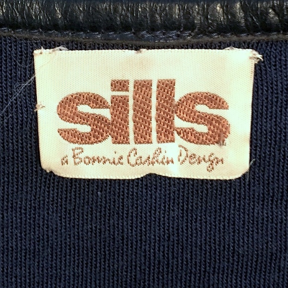 Vintage Bonnie Cashin (Coach) for Sills Blue Leather Tunic Dress - Picture 7 of 7